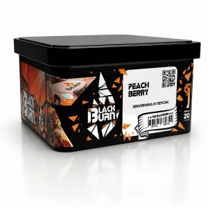 Black Burn Peachberry (Strawberry Peach) 200g Hookah Shisha
