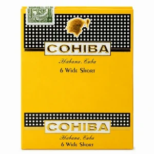 Wide Short Box 6 Cohiba Cigars