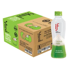 泰国if椰子水350ml*24瓶装天然果汁100%百分百椰汁饮料