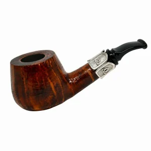 PEDER JEPPESEN IDA BOUTIQUE GR 3 SANDBLAST SILVER DETAILED BAND PIPE